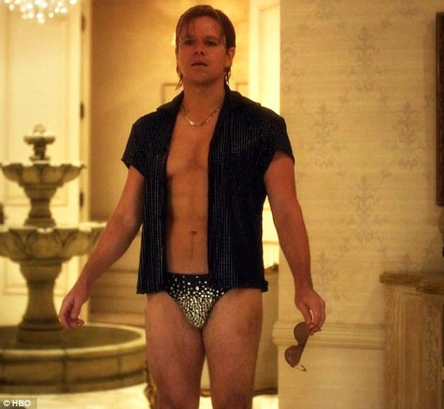 Matt Damon, Michael Douglas, sem camisa, HBO Matt Damon, Michael Douglas, sem camisa, HBO